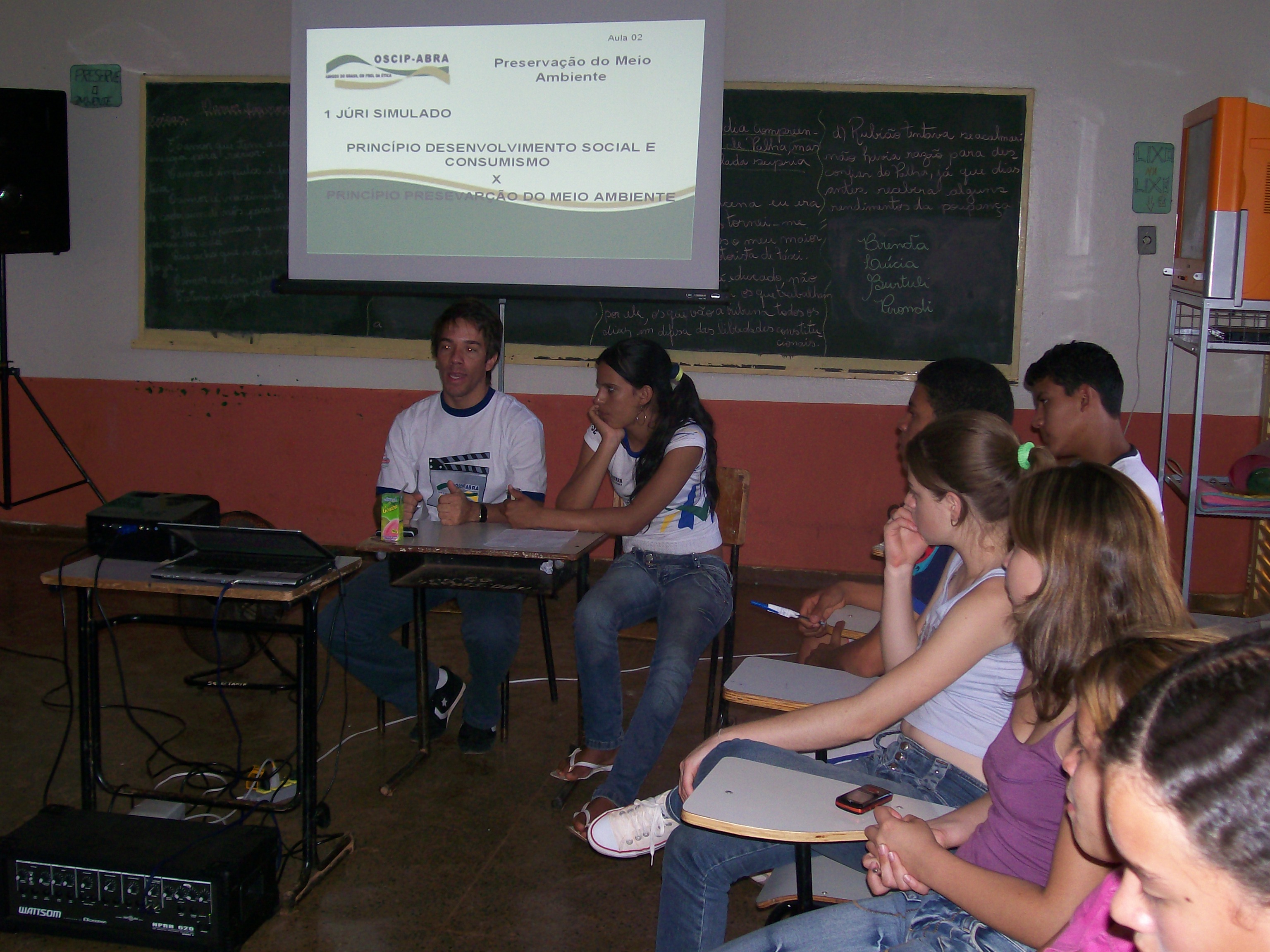 Júri simulado no Centro Educacional Taquara — registro 21